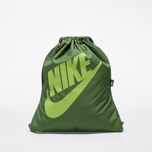 Nike Heritage Drawstring Bag Treeline/ Treeline/ Vivid Green