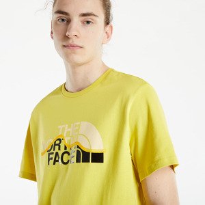The North Face M S/S Mountain Line Tee Acid Yellow
