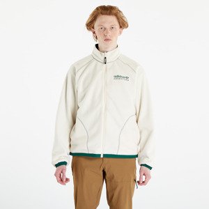 adidas Adventure Fleece Reversible Polar Half Zip Jacket Wonder White/ Dark Green