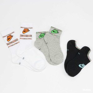 Nike Sportswear Everyday Essential Socks 3-Pack Black/ White/ Melange Grey