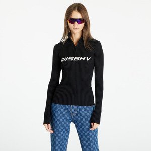 MISBHV Knitted Quarter-Zip Longsleeve Sweater Black