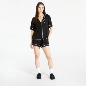 DKNY WMS Boxer Short Sleeve Pajamas Set Black