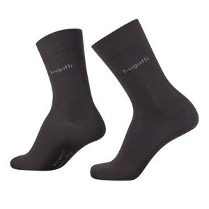 Bugatti NOS Soft Wool férfi zokni (2 pár) - fekete